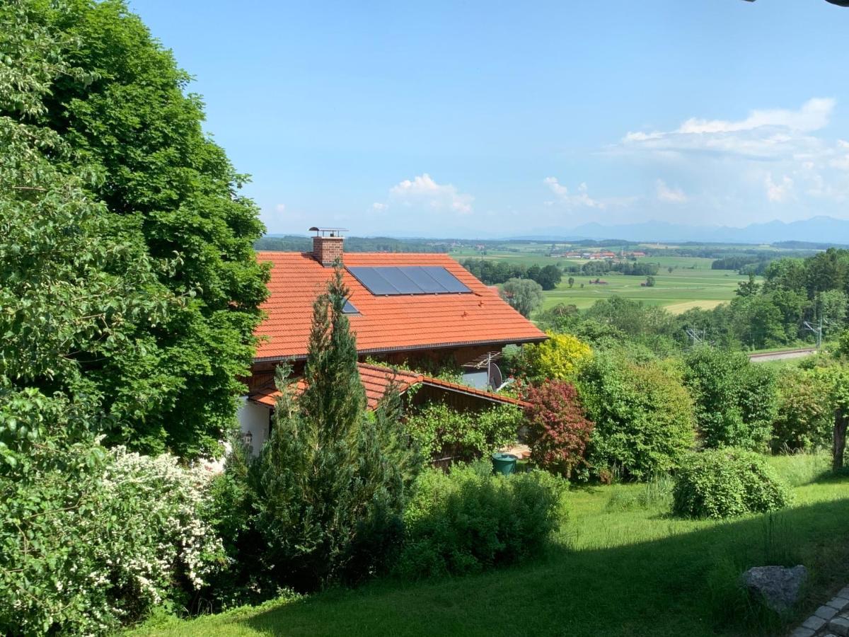 Alpenblick Nahe Muenchen Mit Outdoor Whirlpool - 21 Min Von Muenchen Mit Zug Assling Esterno foto