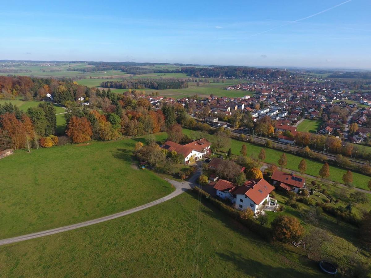 Alpenblick Nahe Muenchen Mit Outdoor Whirlpool - 21 Min Von Muenchen Mit Zug Assling Esterno foto