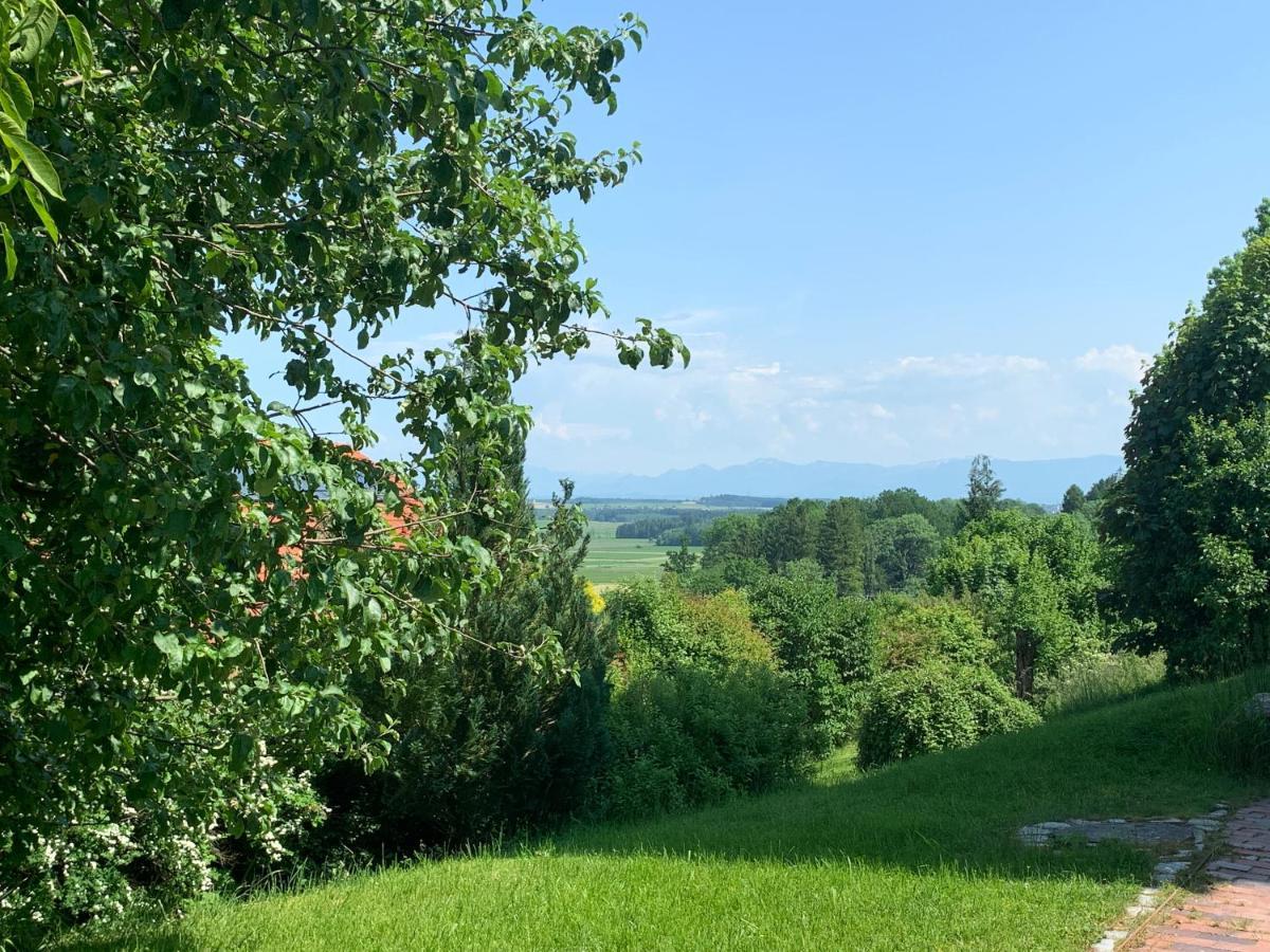 Alpenblick Nahe Muenchen Mit Outdoor Whirlpool - 21 Min Von Muenchen Mit Zug Assling Esterno foto